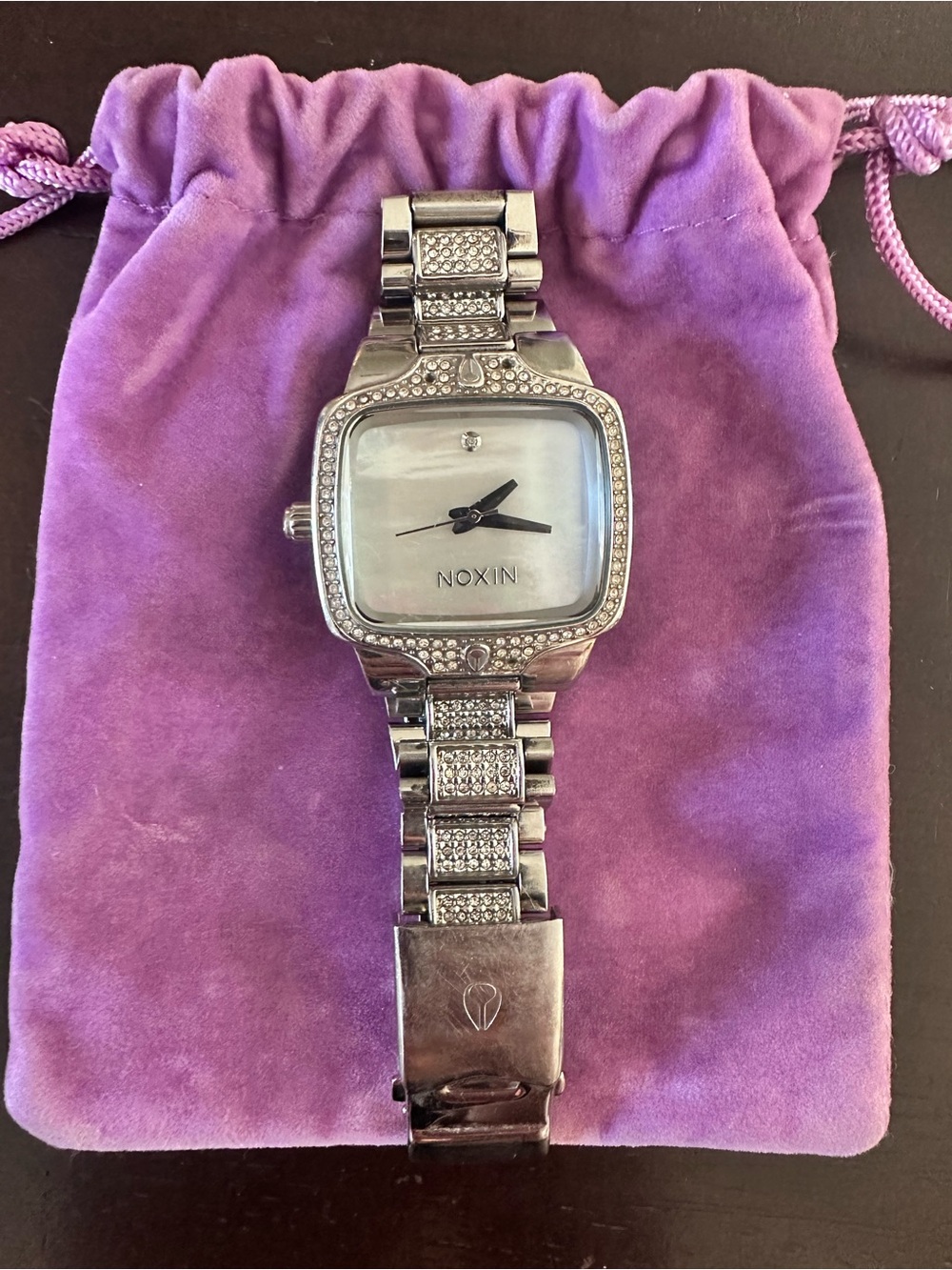 Nixon VIP Pass Small Player Silver Stainless Steel Watch